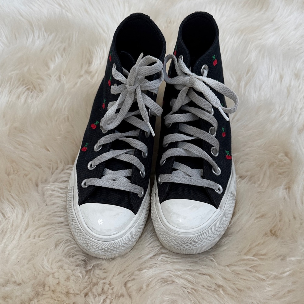 Converse Chuck Taylor All Star High-Tops with Cherries - Picture 5 of 9